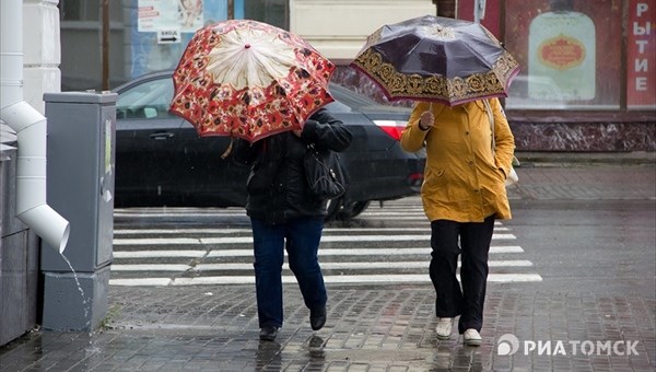 Дождь, мокрый снег и ветер до 13 м/с ожидаются в Томске в четверг