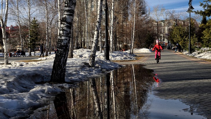 Потепление до плюс 7 градусов ожидается в Томске к выходным