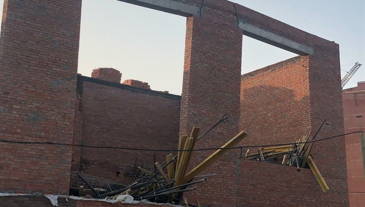 СК возбудил дело после обрушения на стройке в томском Северном Парке