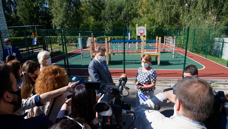 Новые спортплощадки установлены в 13 детсадах Томска за 13 млн руб