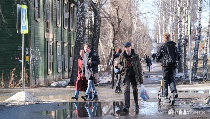 Плюсовая температура ожидается в Томске в четверг, осадки маловероятны