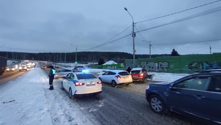 Тройное ДТП произошло утром в пятницу на Балтийской в Томске