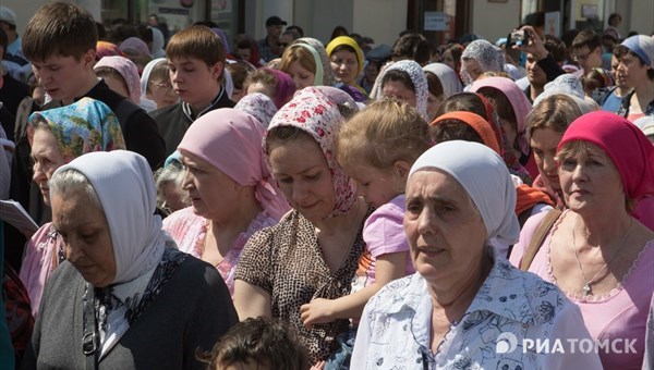Движение ограничат в понедельник в центре Томска из-за крестного хода