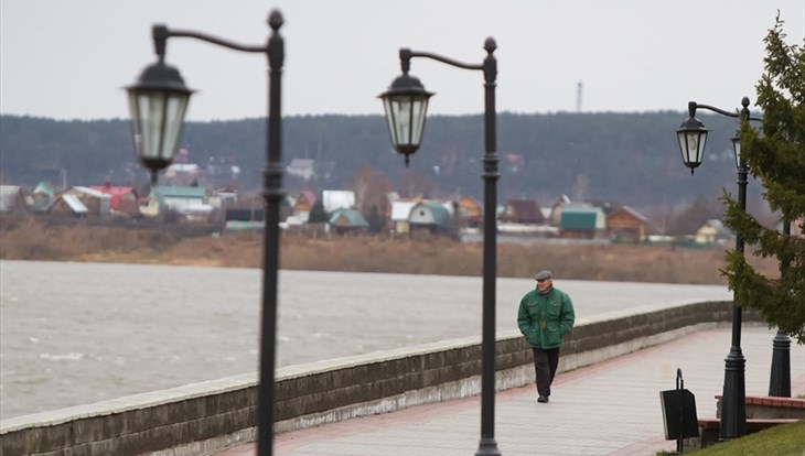 Уровень воды в Томи в Томске продолжает падать, подтоплений нет