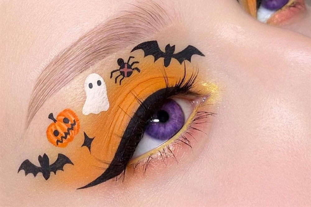 Легкий макияж на Хэллоуин: самые крутые идеи для взрослых и детей