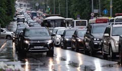 Девятибалльные пробки сковали Томск в понедельник вечером