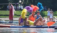 Карнавал на воде: фестиваль сапбординга прошел в Томске