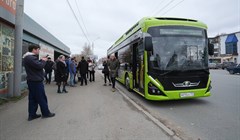 Генерал на батарейках: тест-драйв электробуса проходит в Томске