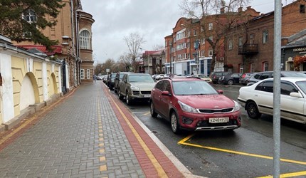 Власти выделят в центре Томска 22 парковки для туристических автобусов