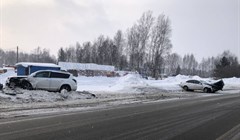 Два человека пострадали в ДТП на подъезде к Томску