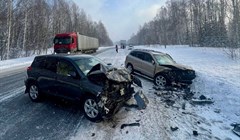 Фура и три легковушки столкнулись на трассе Томск – Мариинск в пятницу